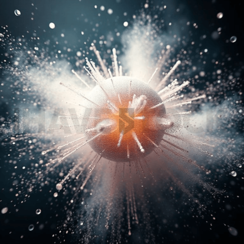 Diamond Dust Crystal Bloom Background