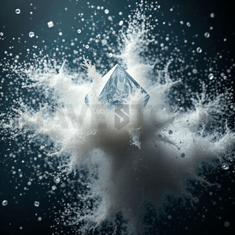 Diamond Dust Deformation Cascade Background