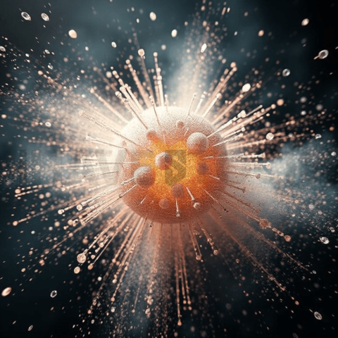 Diamond Dust Fracture Bloom Background