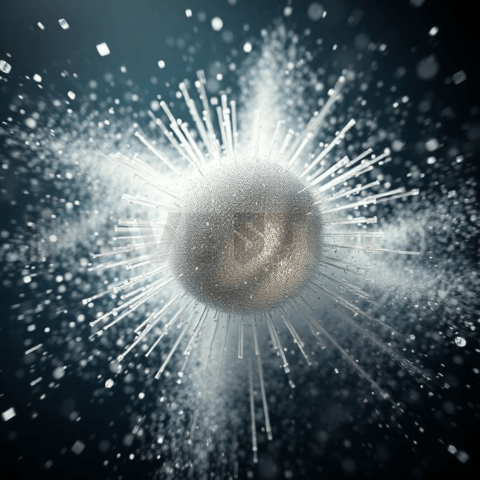 Diamond Dust Lens Distortion Background