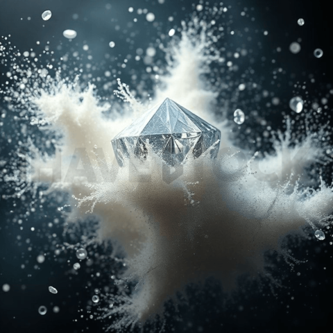 Diamond Dust High Density Warp Background