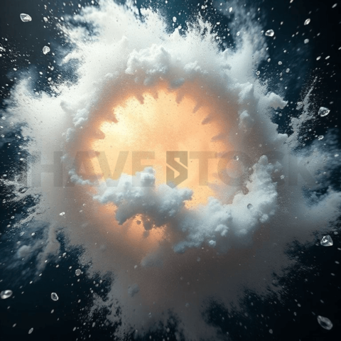 Diamond Dust Vortex Collapse Background
