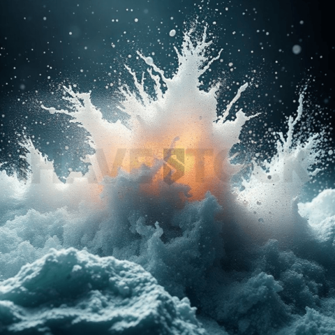 Diamond Dust Wave Collapse Background