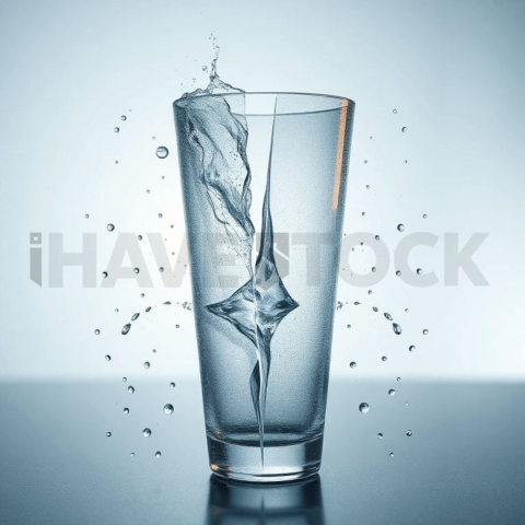 Frosted Glass Diagonal Split Background