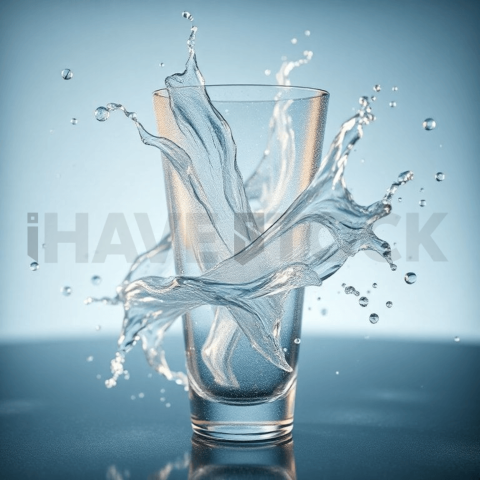 Frosted Glass Energy Twist Background