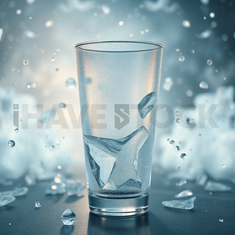 Frosted Glass High Density Warp Background