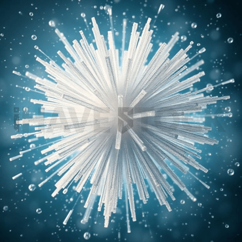 Frosted Glass Radial Implosion Background