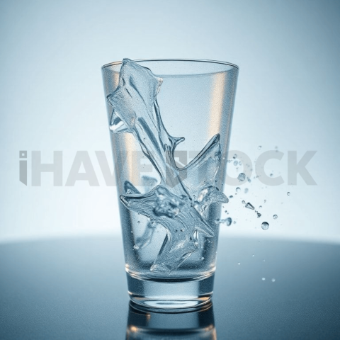 Frosted Glass Stress Ripple Background