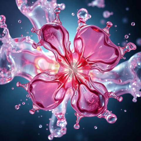 Hyperglass Polymer Angular Break Background