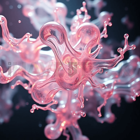 Hyperglass Polymer Directional Stretch Background