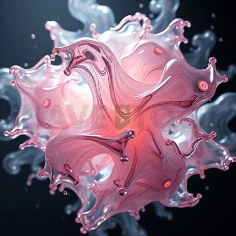 Hyperglass Polymer High Density Warp Background