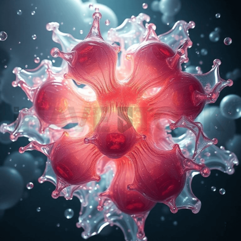 Hyperglass Polymer Vacuum Collapse Background