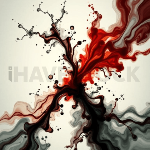 Ink Fluid Diagonal Split Background