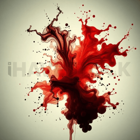 Ink Fluid Compression Shatter Background