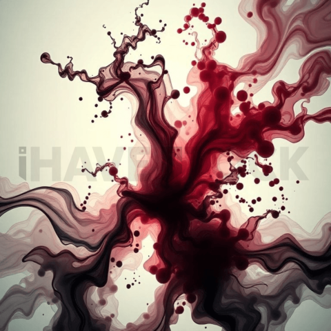 Ink Fluid High Density Warp Background