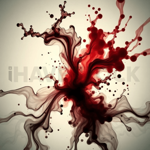 Ink Fluid Lens Distortion Background