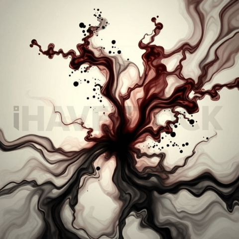 Ink Fluid Stress Ripple Background