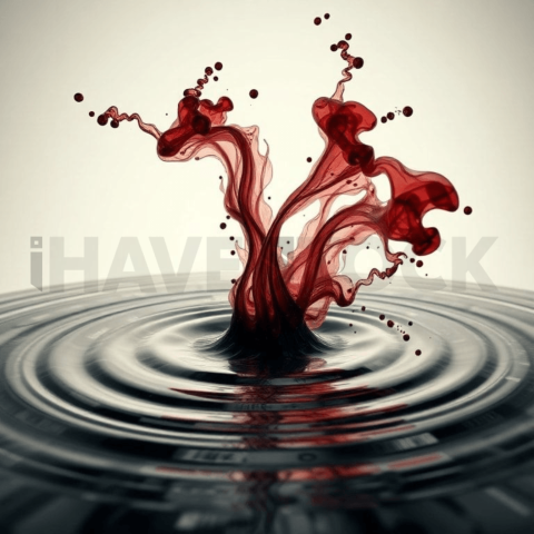 Ink Fluid Ripple Displacement Background