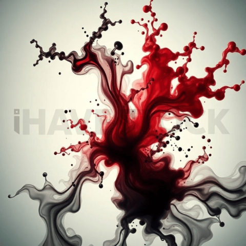 Ink Fluid Shear Tension Background