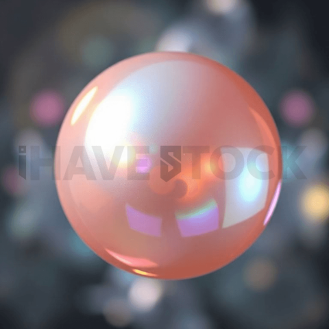 Iridescent Pearl Lens Distortion Background