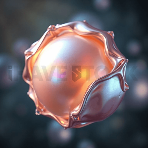 Iridescent Pearl Shear Tension Background