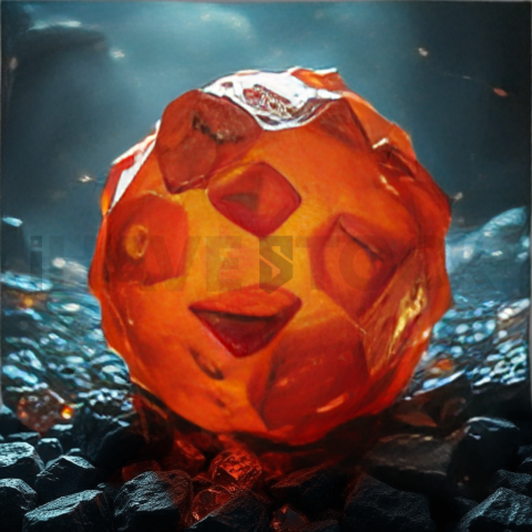 Lava Glass Chaotic Mosaic Background