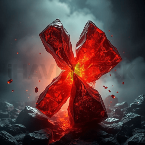 Lava Glass Diagonal Split Background