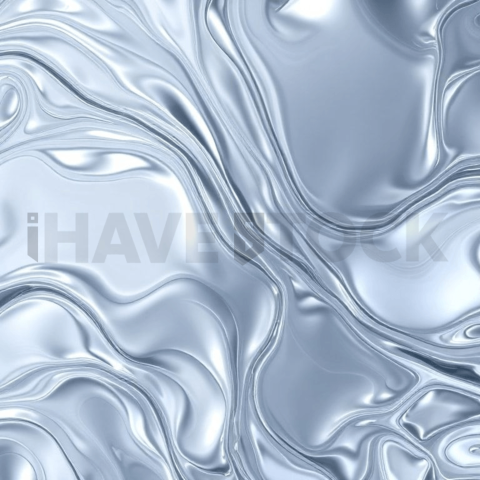 Liquid Chrome Clean Background