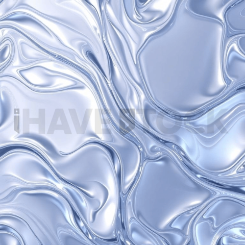 Liquid Chrome Bright Background