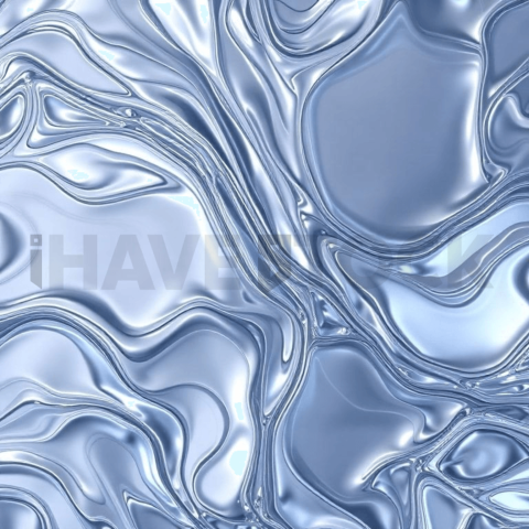 Liquid Chrome High Detail Background