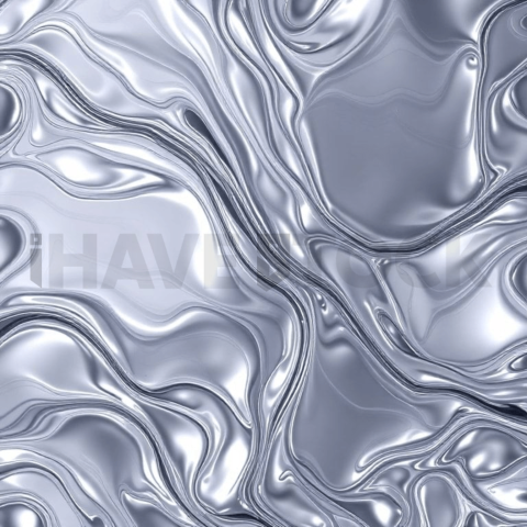 Liquid Chrome Luxury Background