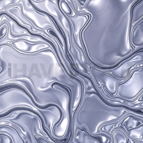 Liquid Chrome Organic Background