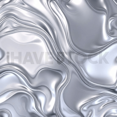 Liquid Chrome Satin Background