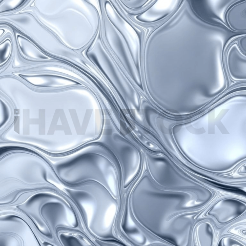 Liquid Chrome Reflective Background