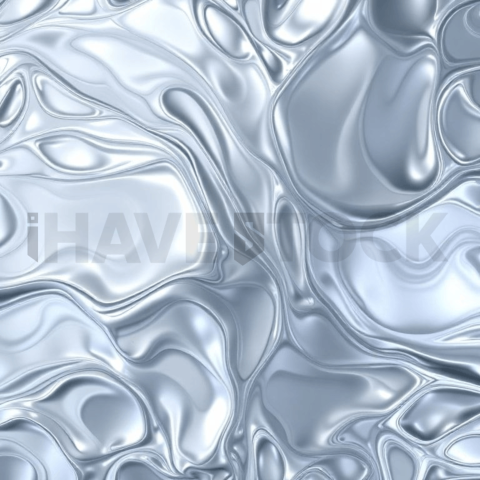 Liquid Chrome Ripple Background