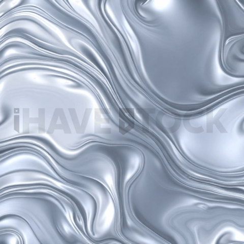Liquid Chrome Smooth Background