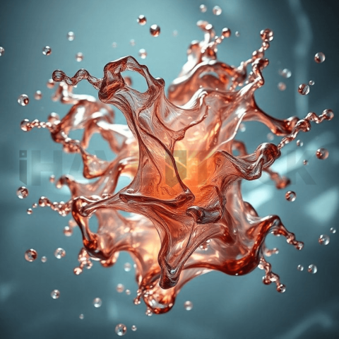 Liquid Mercury Shear Tension Background