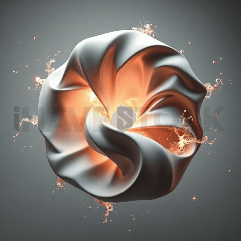 Matte Ceramic Energy Twist Background
