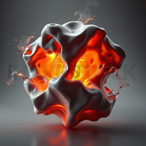 Matte Ceramic Heat Warp Background