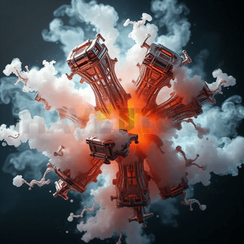 Metallic Vapor Deformation Cascade Background