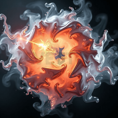 Metallic Vapor Energy Twist Background