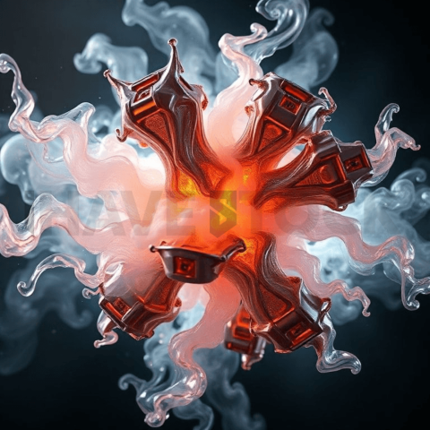 Metallic Vapor Shear Tension Background