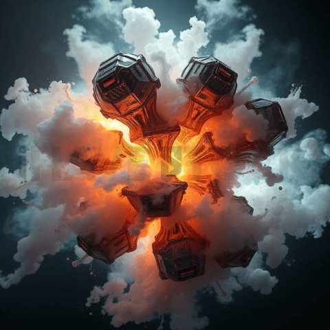 Metallic Vapor Vacuum Collapse Background