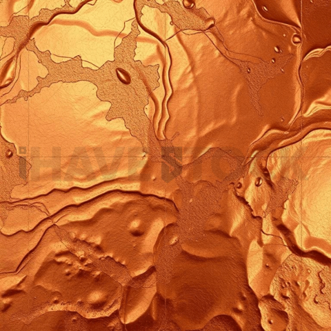 Molten Copper Ripple Background