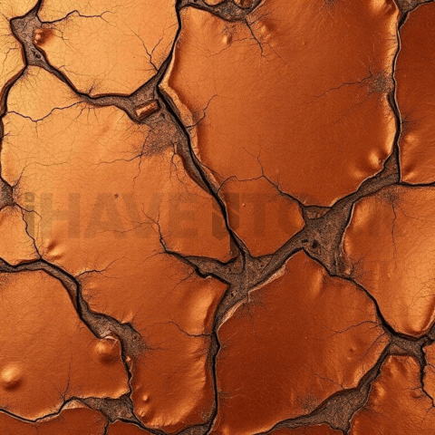 Molten Copper Organic Background
