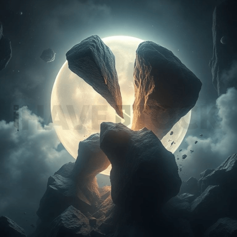 Moonstone Angular Break Background