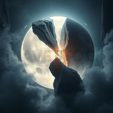 Moonstone Diagonal Split Background