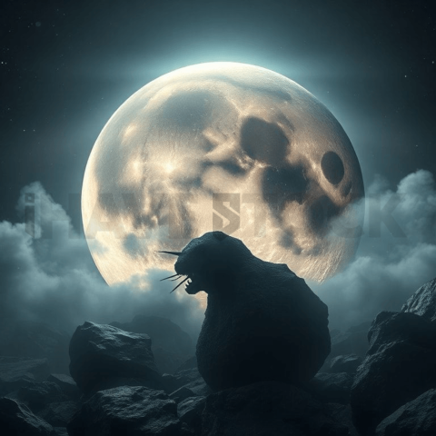 Moonstone Lens Distortion Background