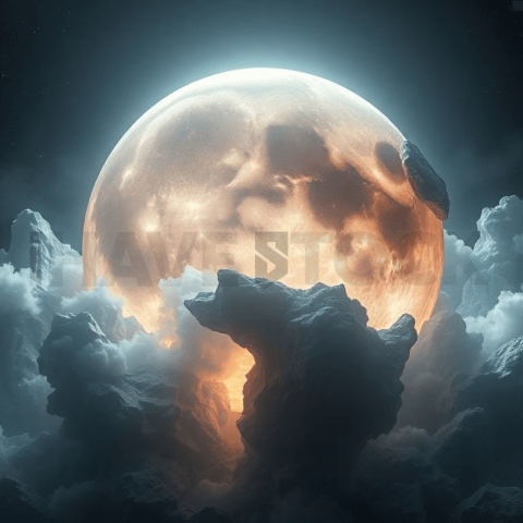 Moonstone High Density Warp Background