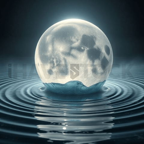 Moonstone Ripple Displacement Background